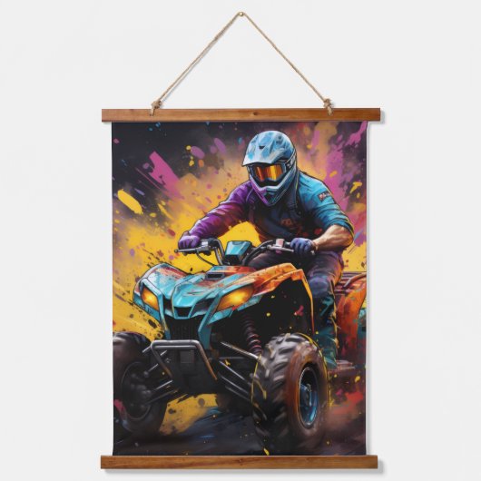 moto wandtapijt hangend wandkleed (Voorkant)