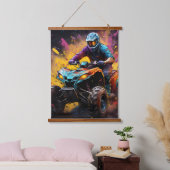 moto wandtapijt hangend wandkleed (Slaapkamer)