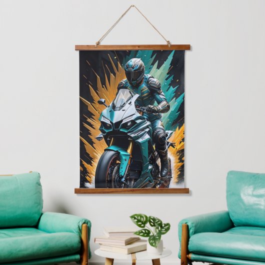 moto Wandtapijt Hangend Wandkleed (Woonkamer)
