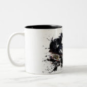 Moto-x Race Tweekleurige Koffiemok (Links)