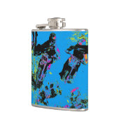 Moto-xing - Motocross-racisme Heupfles (Links)