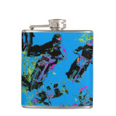 Moto-xing - Motocross-racisme Heupfles (Voorkant)