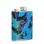 Moto-xing - Motocross-racisme Heupfles (Rechts)