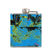 Moto-xing - Motocross-racisme Heupfles (Achterkant)