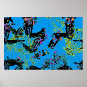 Moto-xing - Motocross-racisme Poster