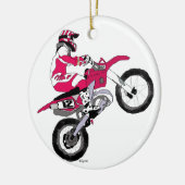 Motocross300-kopie Keramisch Ornament (Links)