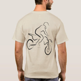 Motocross 01 Zwart met Logo T-shirt
