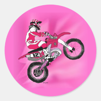 Motocross 303 ronde sticker