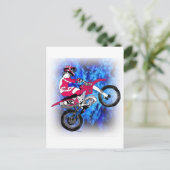 Motocross 306 briefkaart (Staand voorkant)