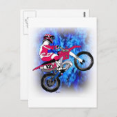 Motocross 306 briefkaart (Voorkant / Achterkant)