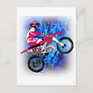 Motocross 306 briefkaart