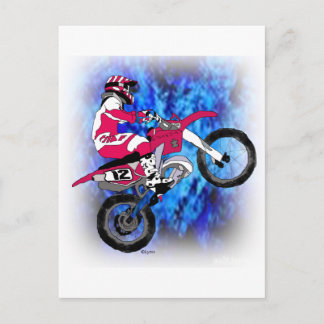 Motocross 306 briefkaart