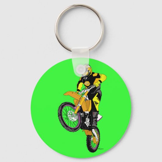Motocross 400 sleutelhanger (Voorkant)