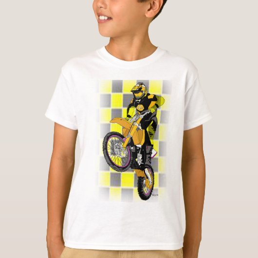 Motocross 407 t-shirt (Voorkant)