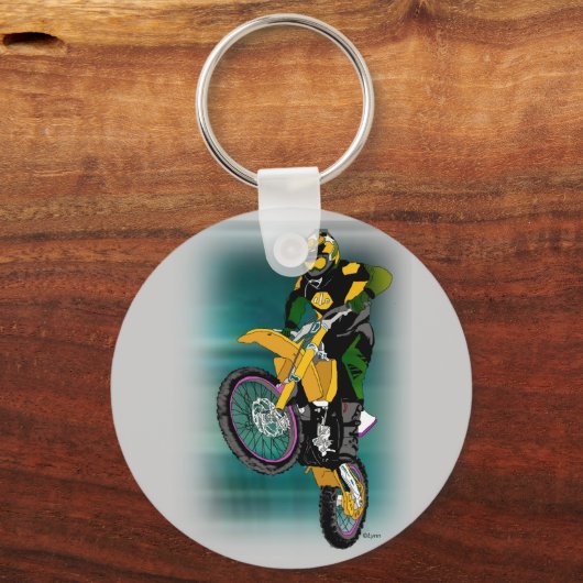 Motocross 408 sleutelhanger (Voorkant)