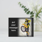Motocross 410 briefkaart (Staand voorkant)