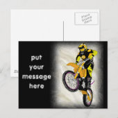 Motocross 410 briefkaart (Voorkant / Achterkant)