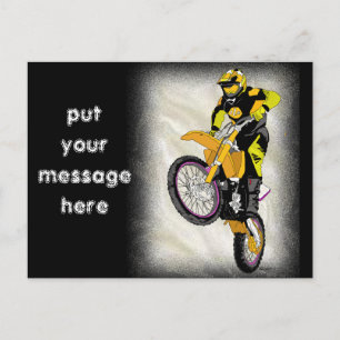 Motocross 410 briefkaart