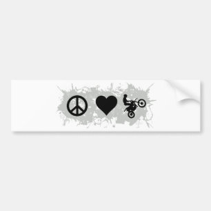 Motocross 4 bumpersticker