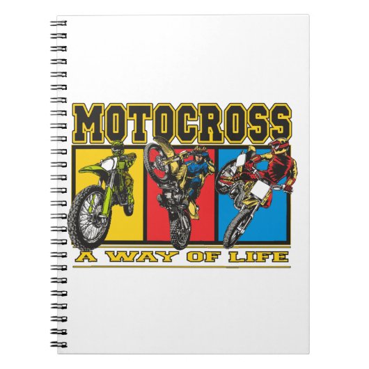 Motocross A Way of Life Notitieboek (Voorkant)