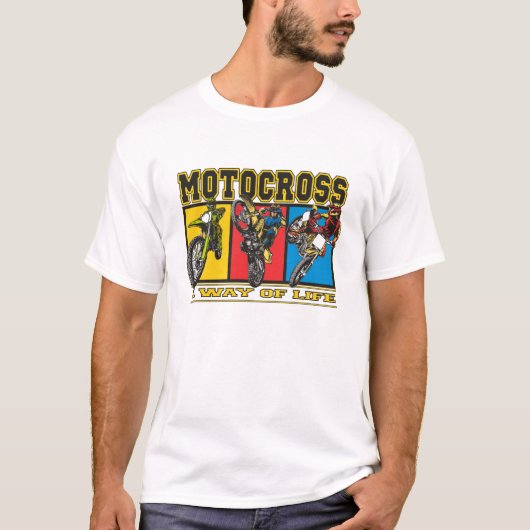Motocross A Way of Life T-shirt (Voorkant)
