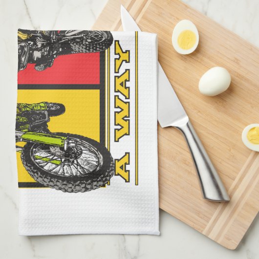 Motocross A Way of Life Theedoek (Quarter Fold)