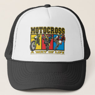 Motocross A Way of Life Trucker Pet