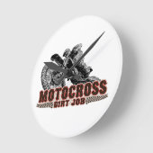 Motocross addict ronde klok (Hoek)