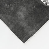 MOTOCROSS AMERICAN FLAG BLACK FLEECE DEKEN (Hoek)