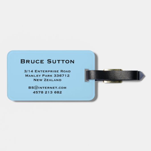 Motocross Bagagelabel (Achterkant horizontaal)