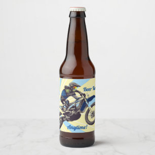 Motocross Bier Etiket