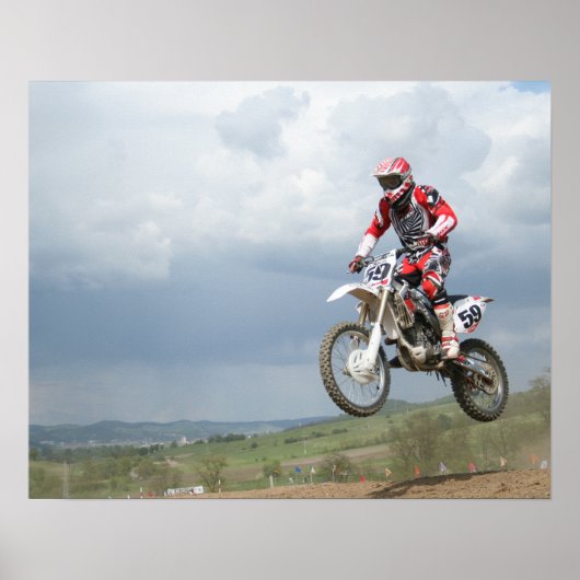 Motocross Bike Poster (Voorkant)