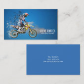 Motocross Bike Professional Personal Trainer Visitekaartje (Voorkant / Achterkant)