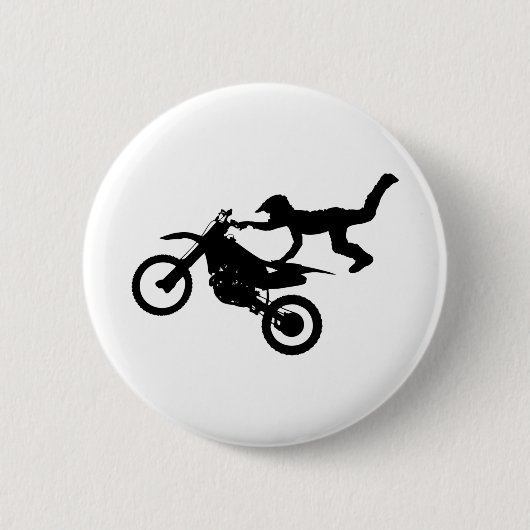 Motocross Bike Ronde Button 5,7 Cm (Voorkant)