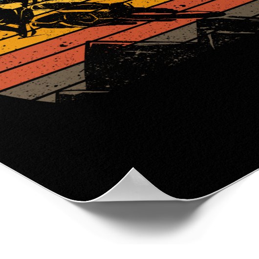 Motocross Biker Dirt Bike Rider Enduro Poster (Hoek)