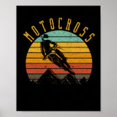 Motocross Biker Dirt Bike Rider Enduro Poster (Voorkant)