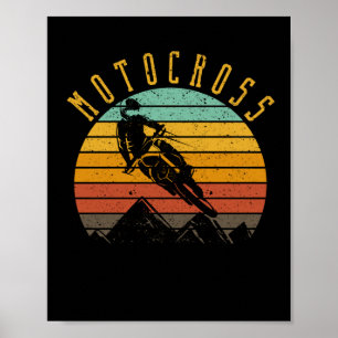 Motocross Biker Dirt Bike Rider Enduro Poster