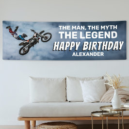 Motocross Birthday | Man, mythe, Legend Spandoek