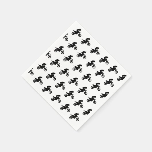Motocross Birthday Party Servet (Hoek)
