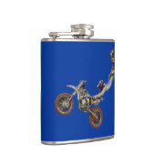 motocross blauw heupfles (Rechts)