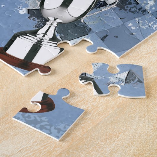 Motocross Blue Dreams Legpuzzel (Zijkant)