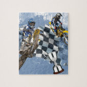 Motocross Blue Dreams Legpuzzel (Verticaal)