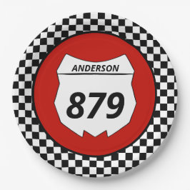 Motocross Bord Aangepast vuilnummer bijsnijden op 