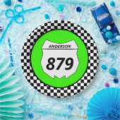 Motocross Bord Aangepast vuilnummer bijsnijden op  (Feest)