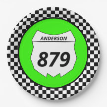 Motocross Bord Aangepast vuilnummer bijsnijden op 