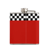 Motocross Bord Aangepast vuilnummer bijsnijden op  Heupfles (Achterkant)