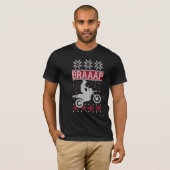 Motocross Braap T-shirt (Voorkant volledig)