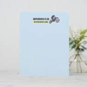 Motocross Briefhoofd (Staand voorkant)