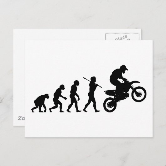 Motocross Briefkaart (Voorkant / Achterkant)