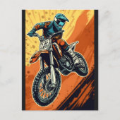 Motocross Briefkaart (Voorkant)